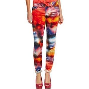 L’Amour Nanette Lepore Denim Skinny Leggings Preowned Sz 9